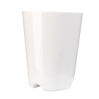 Trinkbecher (Keramik-weiß), ca. 0,2l 