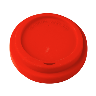 reusable cup lid red Ø80mm 
